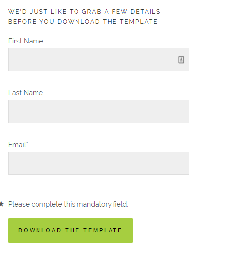 HGB blog template form example